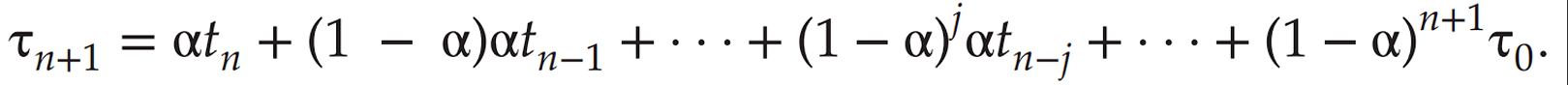 Exponential Average Notes