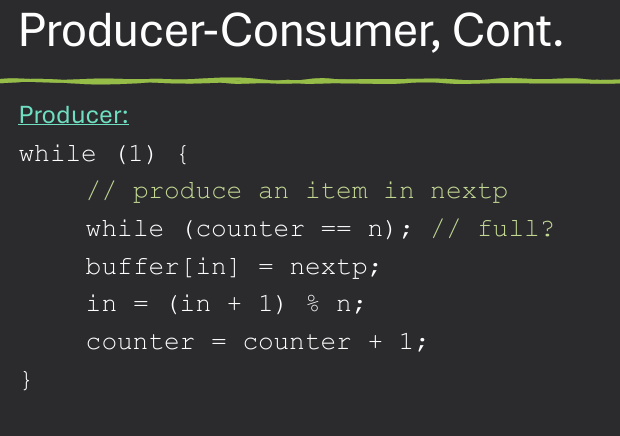 Producer-Consumer Problem