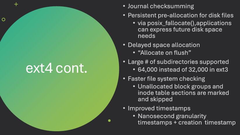 ext4 file system diagram